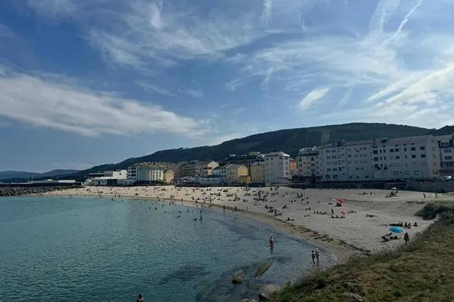 Apartamento Burela Paloma Playa Exteriör bild